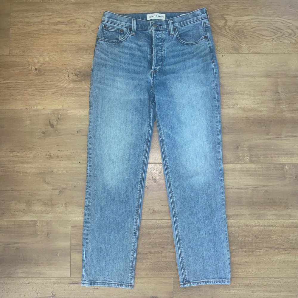 Denim Forum | Arlo High Rise Straight 28L size 28
